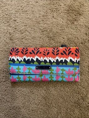 VERA BRADLEY Colorful Floral Pattern Wallet - Multicolor